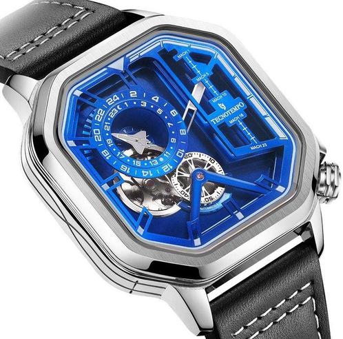 Tecnotempo - Dynamic Shuttle Automatic Engine - - TT.SH.BL, Handtassen en Accessoires, Horloges | Heren