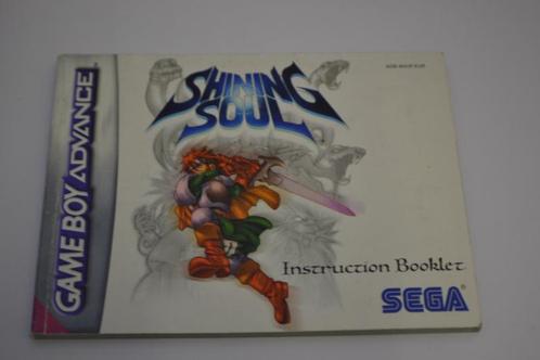 Shining Soul (GBA EUR MANUAL), Consoles de jeu & Jeux vidéo, Consoles de jeu | Nintendo Consoles | Accessoires