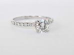 Bague de fiançailles - 14 carats Or blanc - 0.78ct. tw.