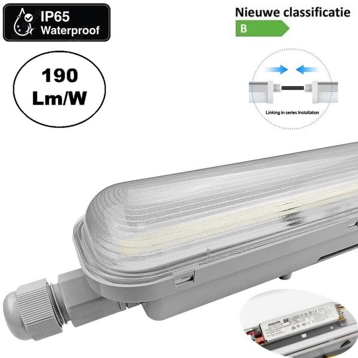 LED Magazijn verlichting 150cm | 9500 Lumen | Philips Driver, Doe-het-zelf en Bouw, Overige Doe-Het-Zelf en Bouw, Nieuw, Verzenden