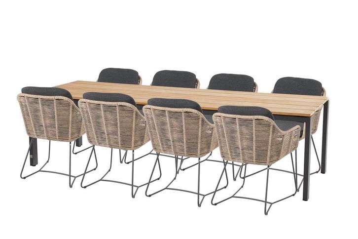 Taste by 4 Seasons Belmond tuinset naturel met Goa tafel, Jardin & Terrasse, Ensembles de jardin