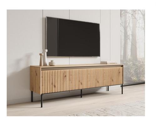 Meubella TV-Meubel Timoteo eiken 170 cm, Huis en Inrichting, Kasten |Televisiemeubels, 25 tot 50 cm, Nieuw, 150 tot 200 cm, Overige materialen