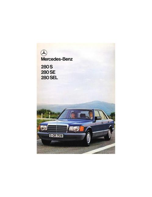 1979 MERCEDES BENZ S KLASSE BROCHURE NEDERLANDS, Boeken, Auto's | Folders en Tijdschriften