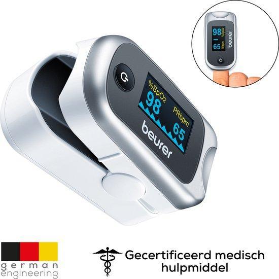 Beurer PO 40 Saturatiemeter - Zuurstofmeter Vinger - Medi..., Handtassen en Accessoires, Uiterlijk | Parfum, Nieuw, Verzenden