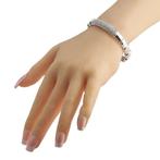 Armband - 18 karaat 18K witte goud 2.02ct diamanten armband,, Handtassen en Accessoires, Armbanden, Nieuw