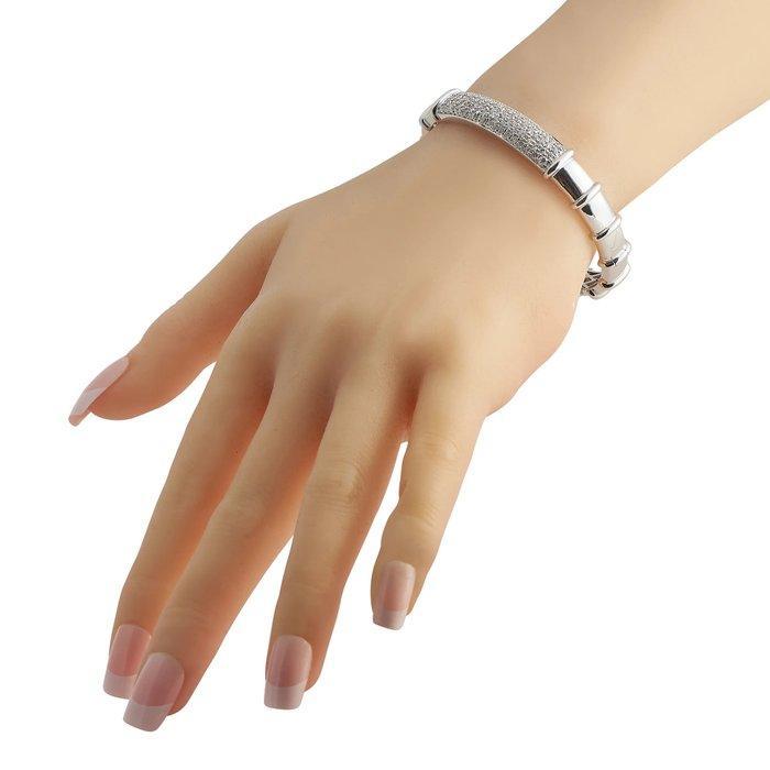Armband - 18 karaat 18K witte goud 2.02ct diamanten armband,, Handtassen en Accessoires, Armbanden