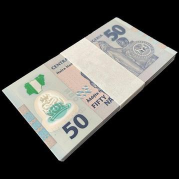 Nigeria. - 100 x 50 Naira 2023 - Pick- NEW original bundle