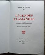 Charles De Coster - Légendes Flamandes - 1926, Antiek en Kunst