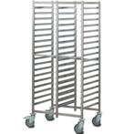 Regaalwagen | RVS | 2x 36 Etages (1/1 GN) | Wielen (Geremd), Zakelijke goederen, Horeca | Keukenapparatuur, Verzenden, Nieuw in verpakking