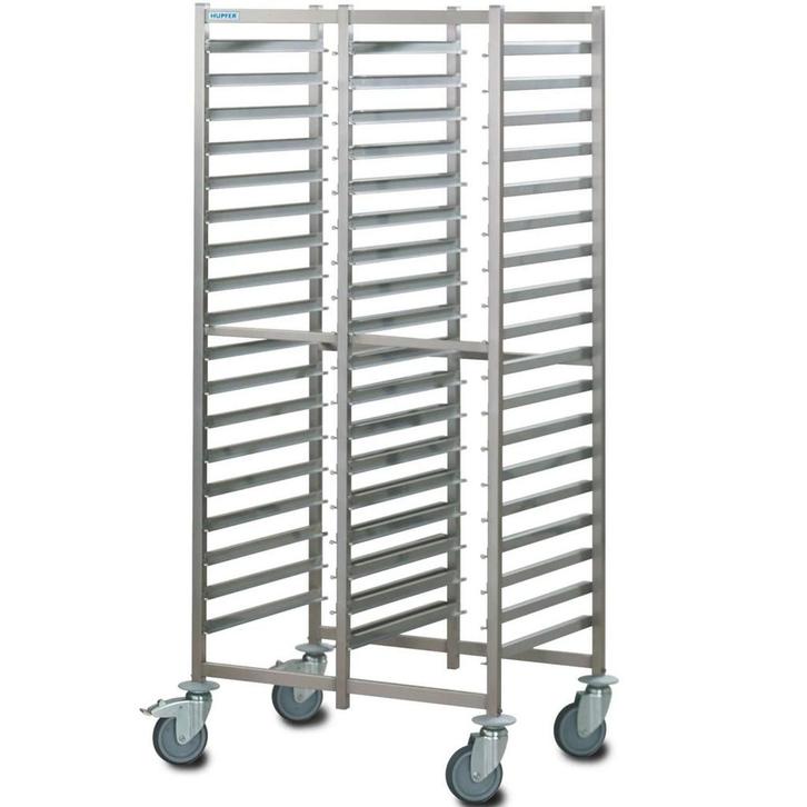 Regaalwagen | RVS | 2x 36 Etages (1/1 GN) | Wielen (Geremd), Zakelijke goederen, Horeca | Keukenapparatuur, Nieuw in verpakking