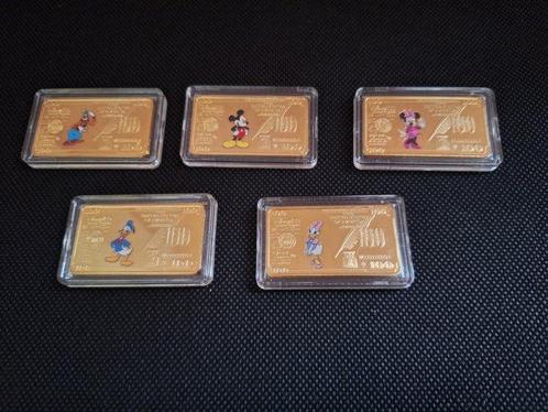 Themacollectie - Exclusieve collectie van 5 Disney vergulde, Verzamelen, Disney