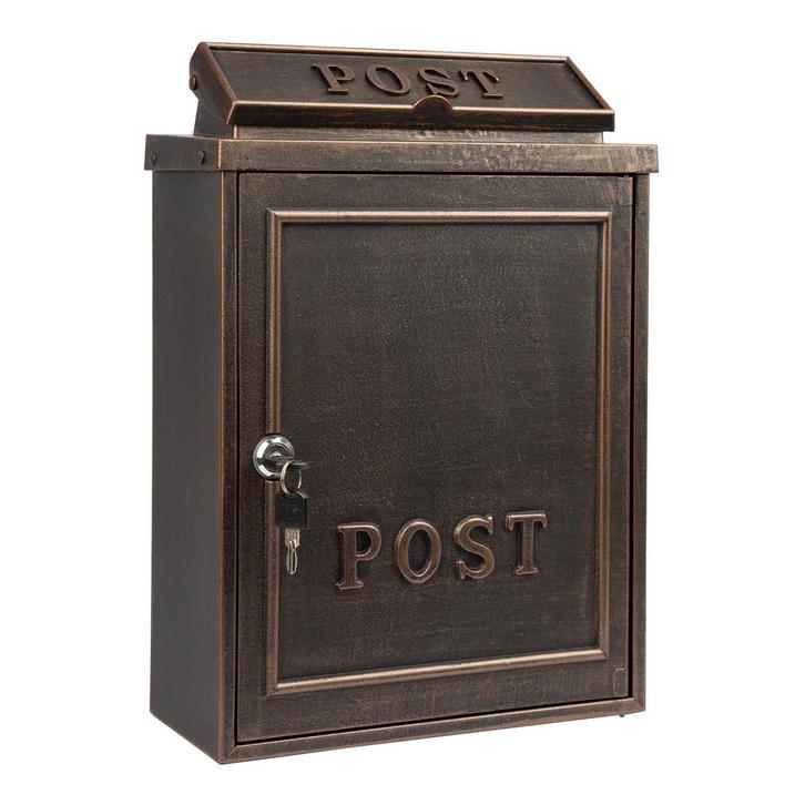 Brievenbussen aluminium B6 Brievenbus Brons Brievenbussen, Jardin & Terrasse, Boîtes aux lettres, Envoi