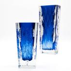 Ingrid Glas - Kurt Wokan - Vase (2) - Bloc de verre glacé -, Antiek en Kunst