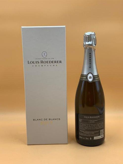 2017 Louis Roederer, Blanc De Blancs - Champagne - 1 Fles, Verzamelen, Wijnen