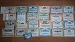 Document - 24 Historic American railroad shares and bonds, -
