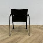 Thonet S320 vergaderstoel / stapelstoel, groen - zwart, Gebruikt, Zwart, Eén