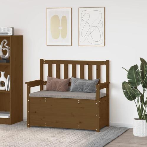 vidaXL Bankje 112,5x51,5x96,5 cm massief grenenhout, Huis en Inrichting, Overige Huis en Inrichting, Nieuw, Verzenden