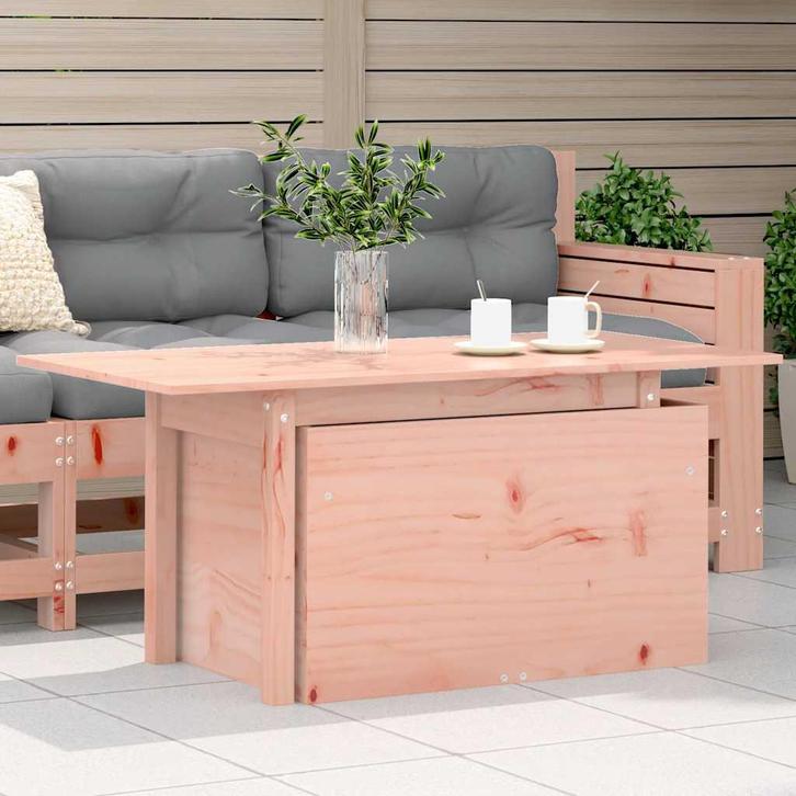 vidaXL Tuintafel 100x50x75 cm massief douglashout, Tuin en Terras, Tuinsets en Loungesets, Nieuw, Verzenden