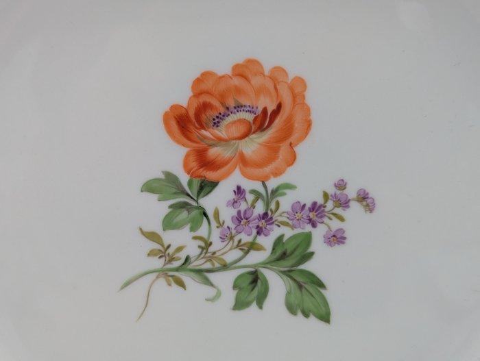 Meissen - Assiette - Bunte Blume - Handbemalt - Porcelaine, Antiquités & Art, Antiquités | Verre & Cristal
