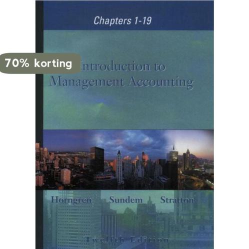 Introduction to Management Accounting 9780130423528, Boeken, Overige Boeken, Gelezen, Verzenden