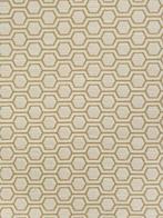 Elegante geometrische meubelstof in linnenmix - 5,00 x 1,40