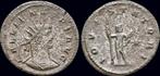 253-268ad Roman Gallienus Ar antoninianus Jupiter standin..., Verzenden