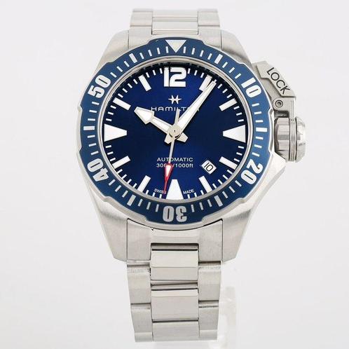 Hamilton - Khaki Navy Scuba Auto - H77705145 - Heren -, Handtassen en Accessoires, Horloges | Heren