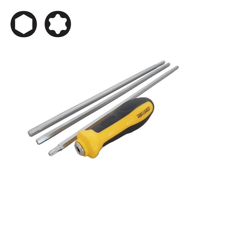 WEBER TOOLS Koplamp Afstelschroevendraaiers H6, H7 mm en T25, Auto diversen, Autogereedschap, Nieuw, Ophalen of Verzenden