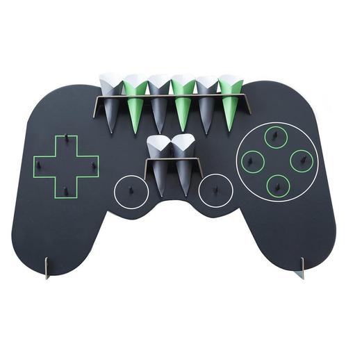 Gaming Party Tafeldecoratie Snack Bord 70cm, Hobby en Vrije tijd, Feestartikelen, Nieuw, Verzenden