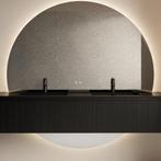 Badkamerspiegel Gliss Design Lios Rond 120cm Met, Doe-het-zelf en Bouw, Sanitair, Ophalen of Verzenden, Nieuw, Bad
