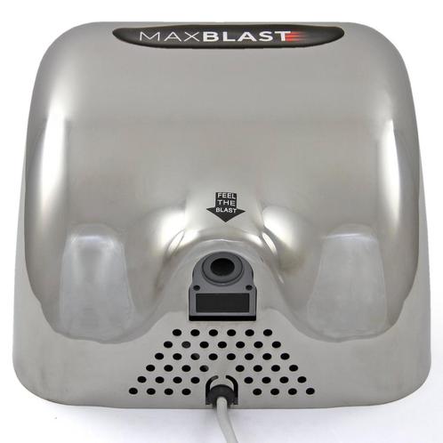 2x MAXBLAST Handdroger - RVS - 550W, Maison & Meubles, Salle de bain | Linge de bain & Accessoires, Envoi