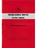 1955 MERCEDES BENZ 300 SL INSTRUCTIEBOEKJE ENGELS, Auto diversen, Handleidingen en Instructieboekjes