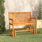 vidaXL Schommelbank 110 cm massief acaciahout, Tuin en Terras, Verzenden, Nieuw