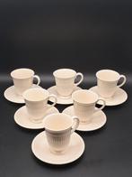 Wedgwood - Tasse et soucoupe (6) - EDME - Faïence