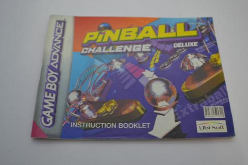 Pinball Challenge Deluxe (GBA EUR MANUAL), Games en Spelcomputers, Spelcomputers | Nintendo Consoles | Accessoires
