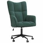 Donkergroene Relaxfauteuil | Tweede Kansje | Chique inter..., Huis en Inrichting, Zetels | Zetels, Eenpersoons, Verzenden, Minder dan 75 cm