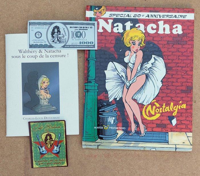 Natacha - Nostalgia + brochure + suppléments + dédicace - C, Boeken, Stripverhalen