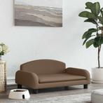 vidaXL Hondenmand 70x45x30 cm stof bruin, Verzenden, Nieuw