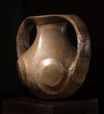 Chine amphore en terre cuite polie - 18 cm