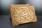 Hobbydoos - Art Nouveau handgemaakte houten kist. - Hout