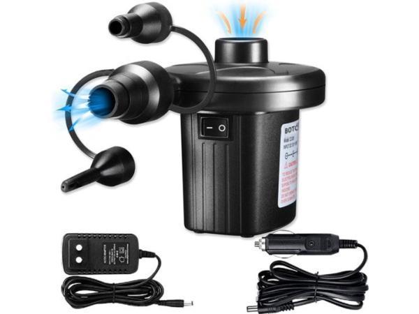 Veiling - Elektrische pomp luchtbed stekker en autolader, Caravanes & Camping, Pompes à air