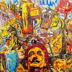 Joaquim Falco (1958) - Dalí surrealist, Antiek en Kunst, Kunst | Schilderijen | Modern