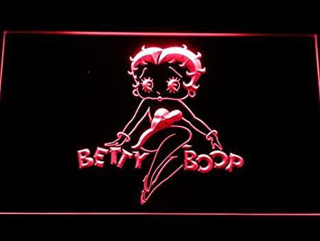 Betty Boop neon bord lamp LED cafe verlichting reclame licht, Huis en Inrichting, Lampen | Overige, Nieuw, Verzenden