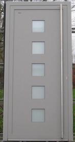 aluminium voordeur , buitendeur , deur 104 x 220 steengrijs, Doe-het-zelf en Bouw, Deuren en Vliegenramen, 100 tot 120 cm, 215 cm of meer