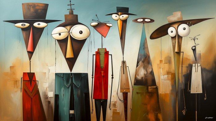 Giancarlo Colombo - GCD Art - Weirdos #85, Antiquités & Art, Art | Objets design