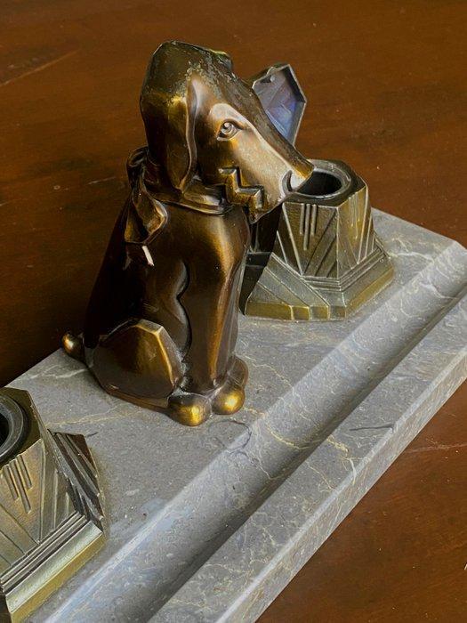 Inktpot - Brons, Marmer, Antiek en Kunst, Curiosa en Brocante