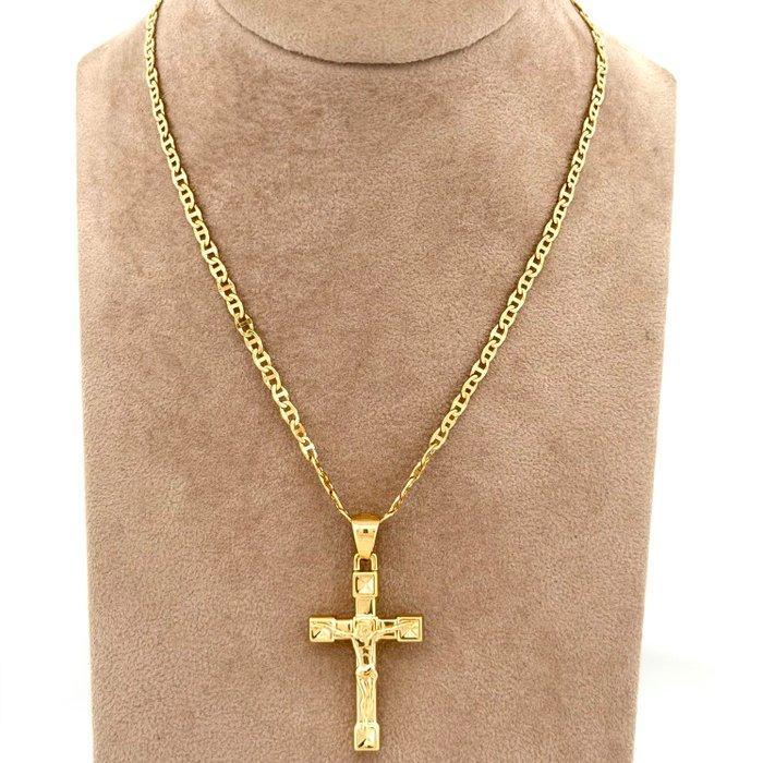 Zonder minimumprijs - Halsketting - 18 karaat Geel goud, Bijoux, Sacs & Beauté, Colliers