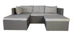 Loungeset loveseat grijs 4 persoons, Tuin en Terras, Ophalen of Verzenden, Nieuw, Bank, Loungeset