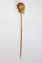 Zonder Minimumprijs - Speld - 18 karaat Geel goud - Diamant, Handtassen en Accessoires, Antieke sieraden