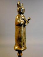 Sculpture, Maria met Kind - 16e eeuw - 17 cm - Bronze